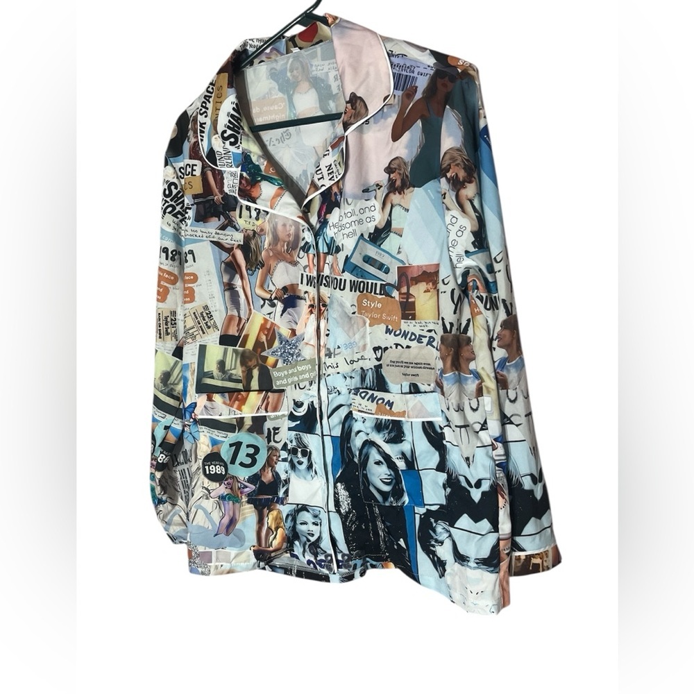 Taylor Swift graphic Swifty pajama top concert shirt